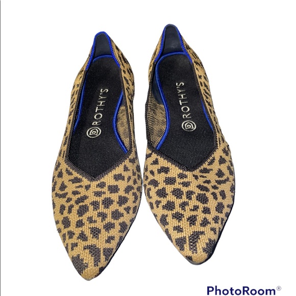 Rothy’s The Point in Leopard - Picture 1 of 5